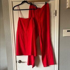 Chic Red Women's Jumpsuit